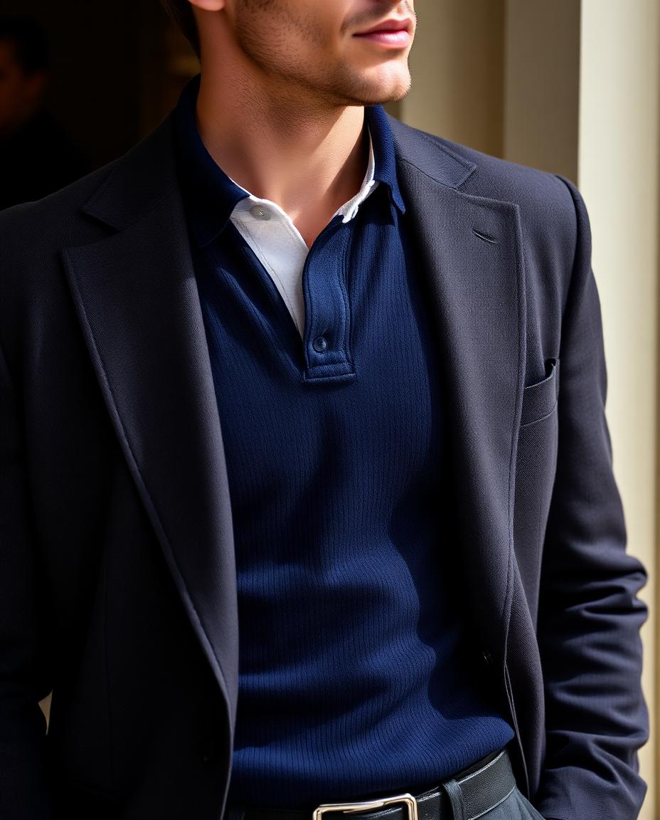 Cut & drape — Aldgate Merino Polo