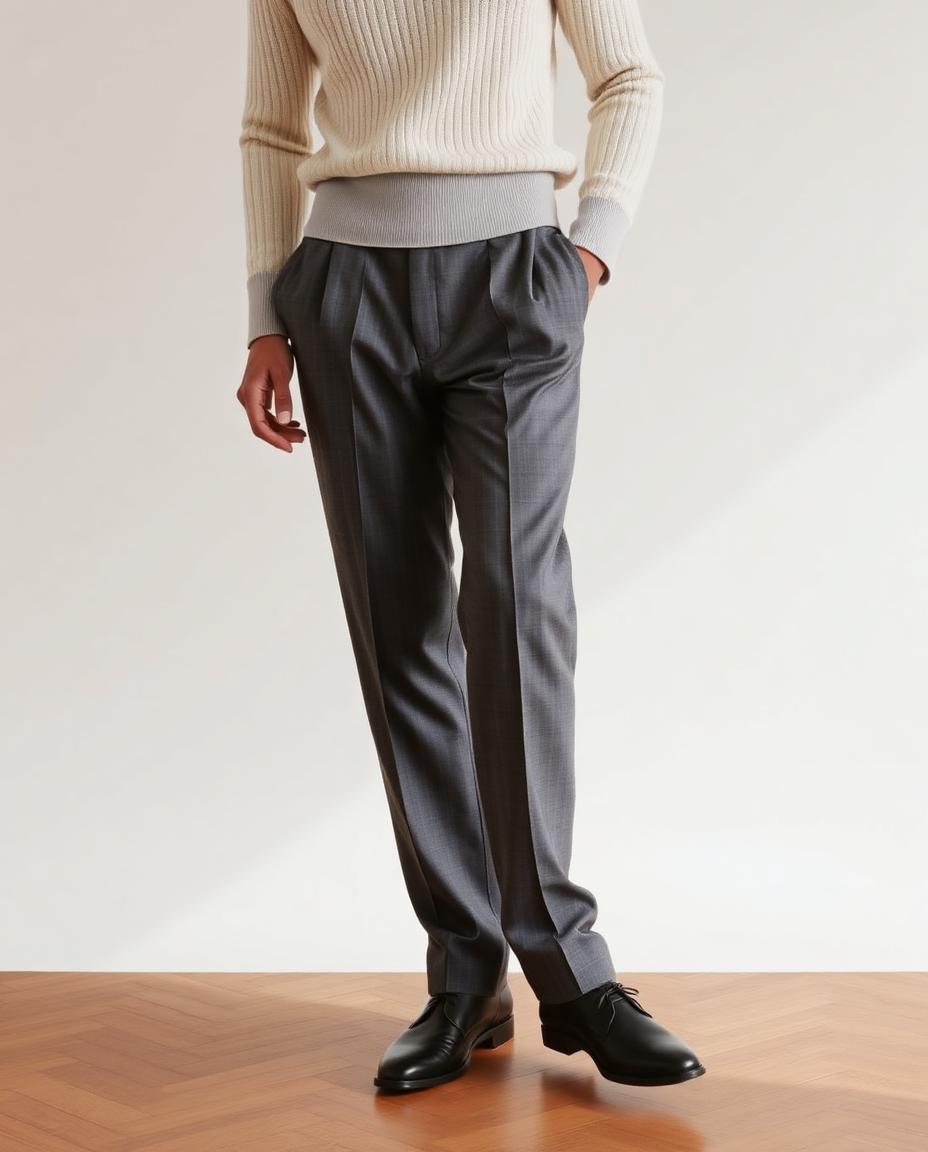 Cut & drape — Belgrave Flannel Trousers