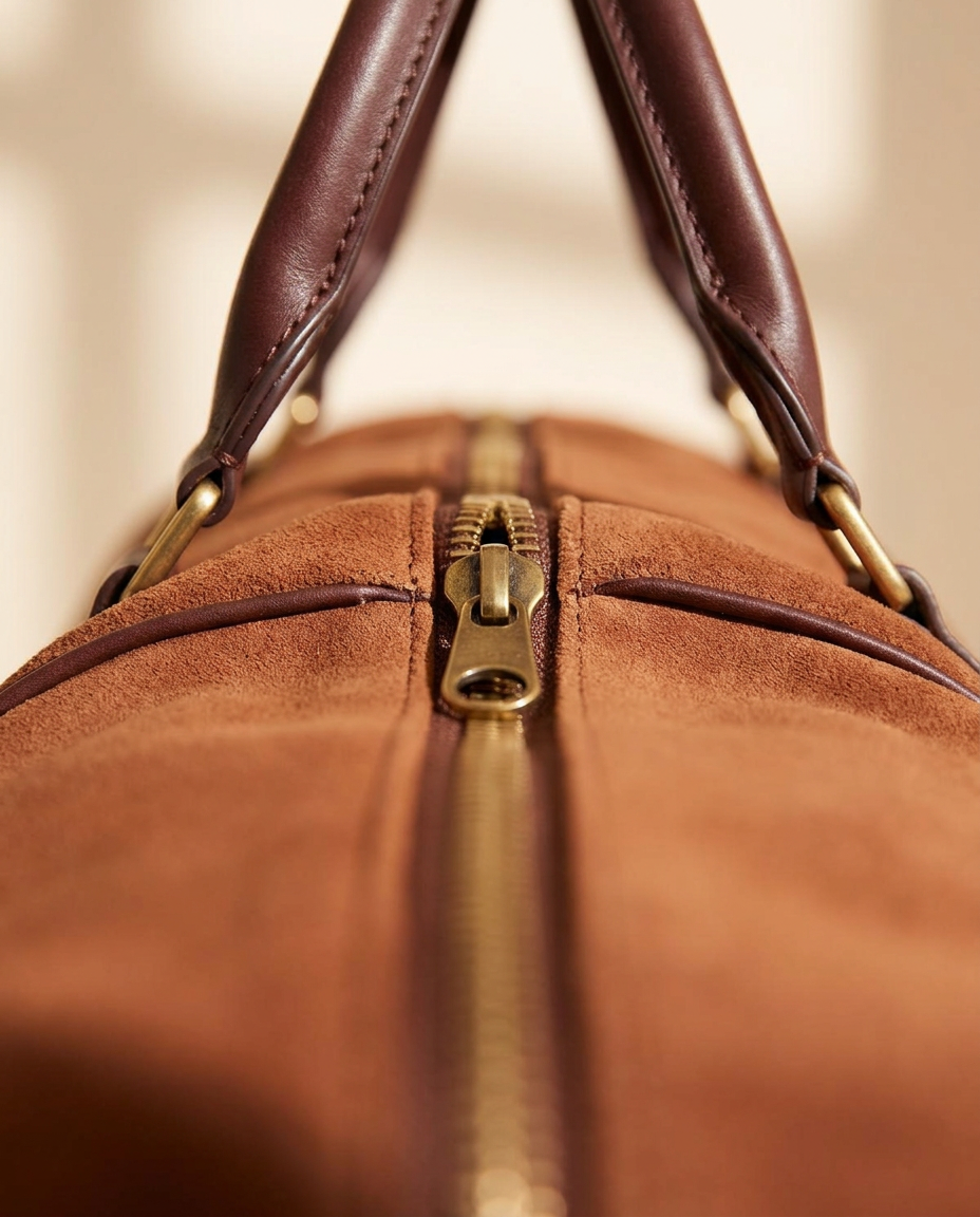 Finishing — Berkeley Suede Holdall