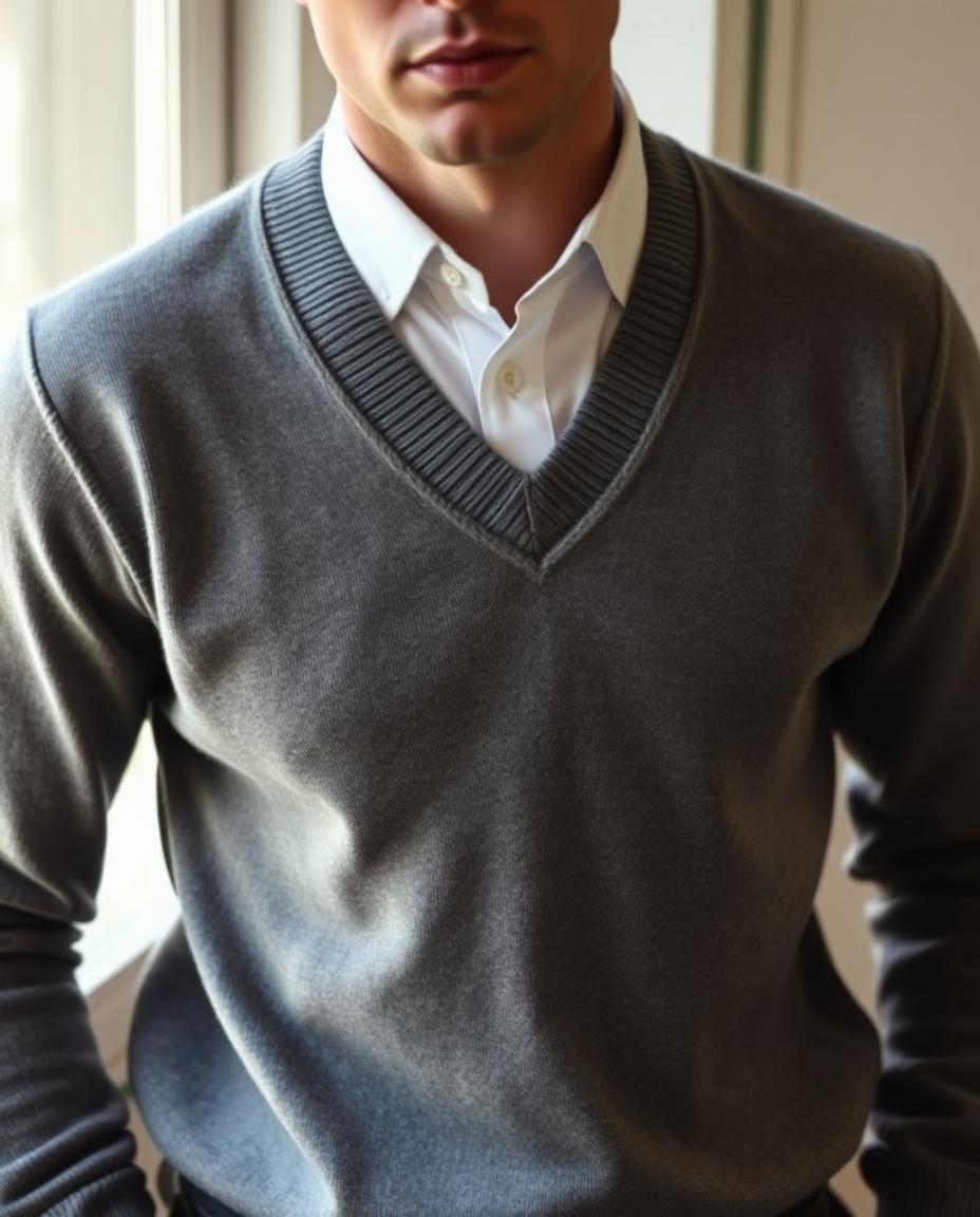 Cut & drape — Langley Merino V-Neck