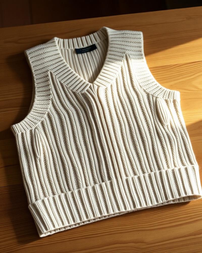 Welbeck Cable-Knit Vest