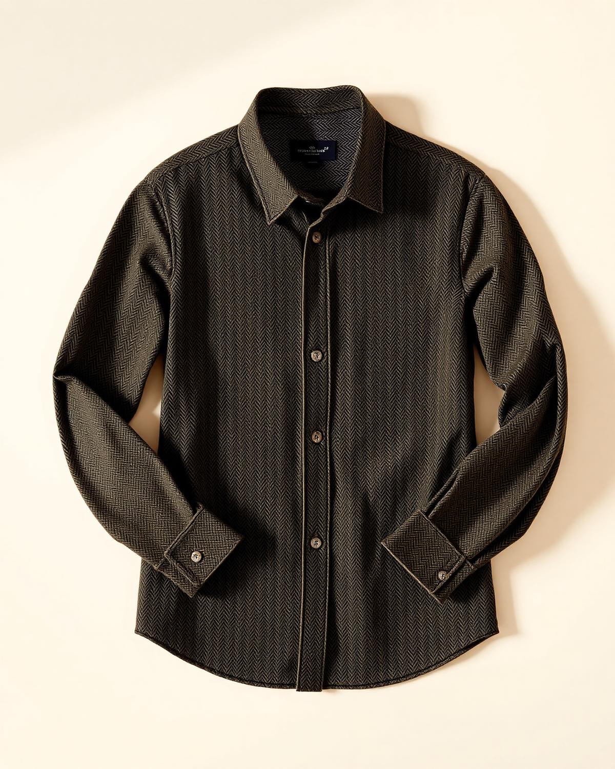 Wintour Herringbone Overshirt