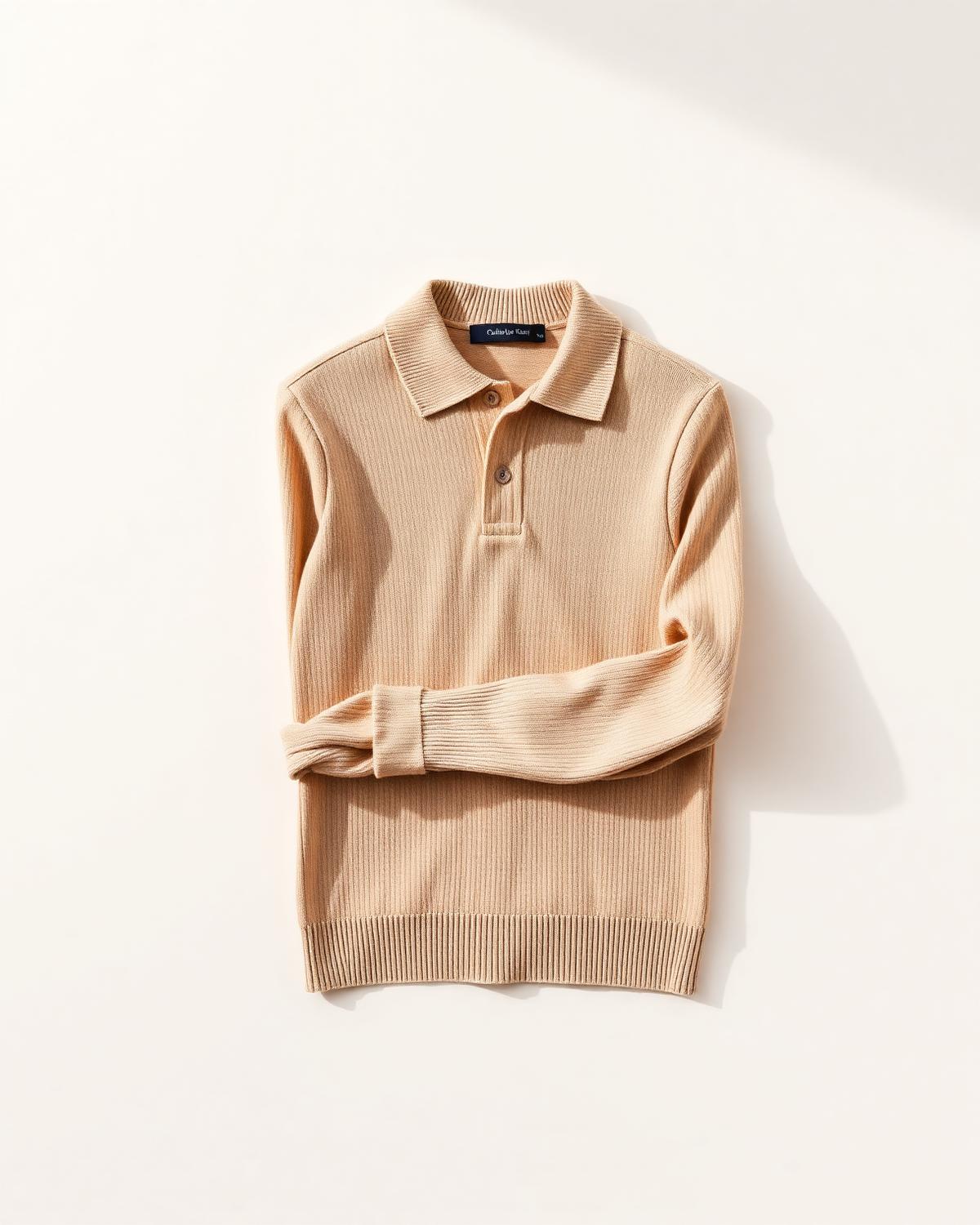 Rutland Long-Sleeve Knit Polo
