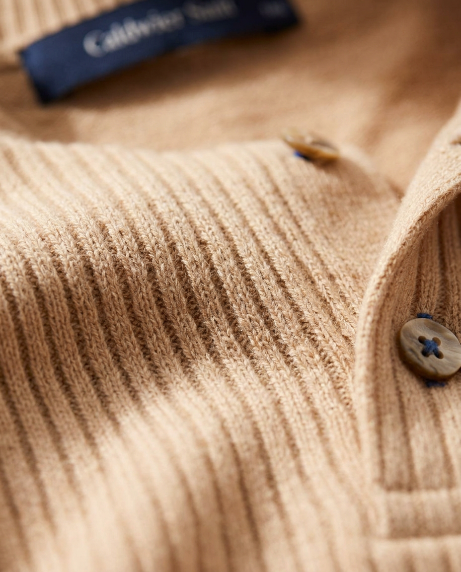 Fabric — Rutland Long-Sleeve Knit Polo