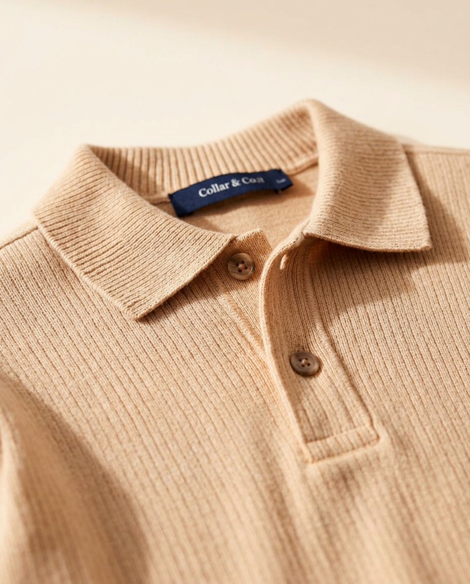 Finishing — Rutland Long-Sleeve Knit Polo