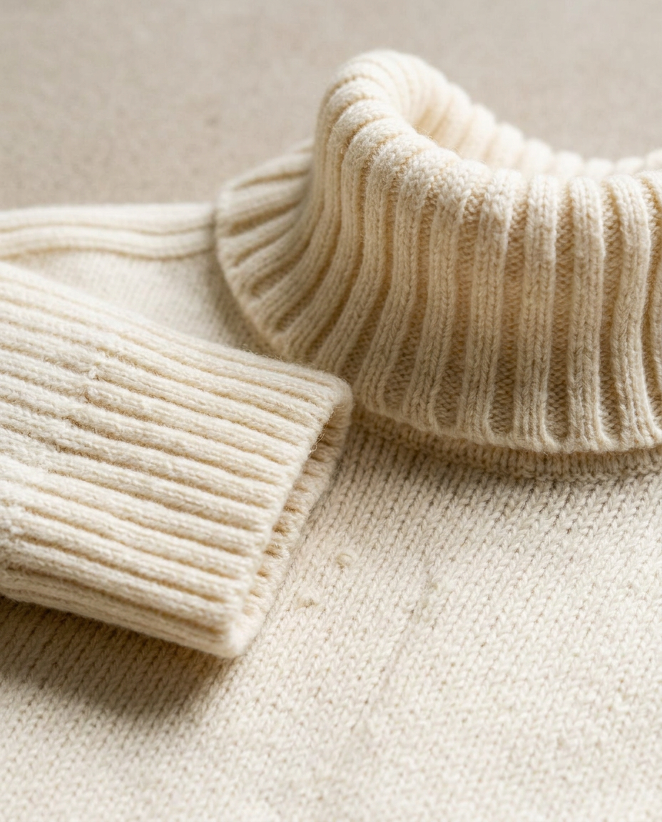 Fabric — Sandhurst Lambswool Roll-Neck