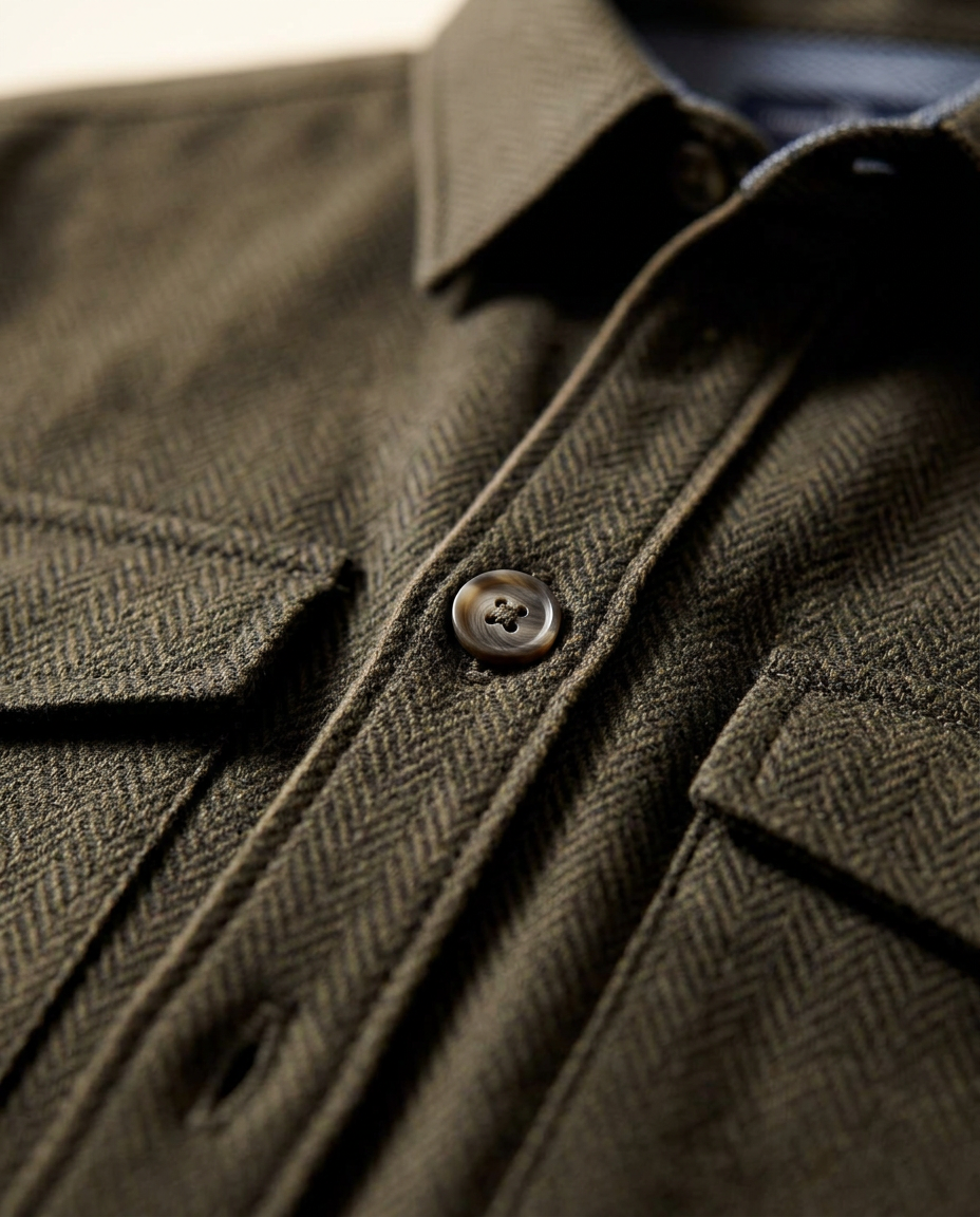 Finishing — Wintour Herringbone Overshirt